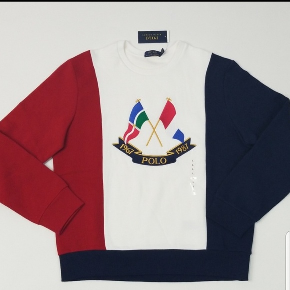 Polo Ralph Lauren Other - Polo Ralph Lauren Cross Flags Sweater